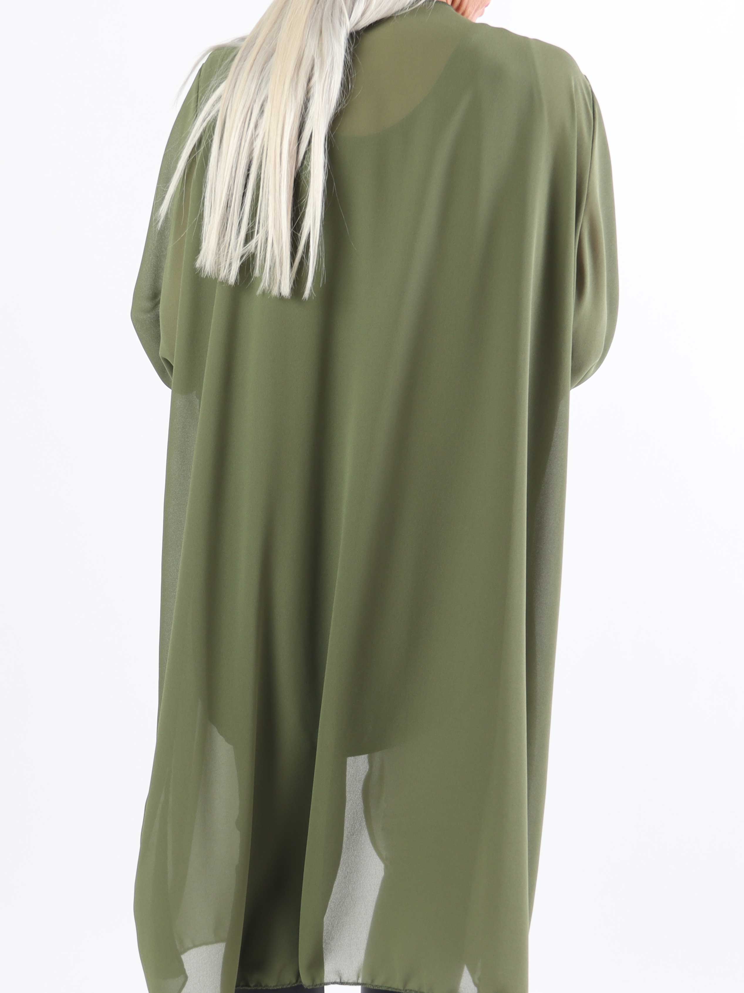 Christina - Let semitransparent plus size cardigan